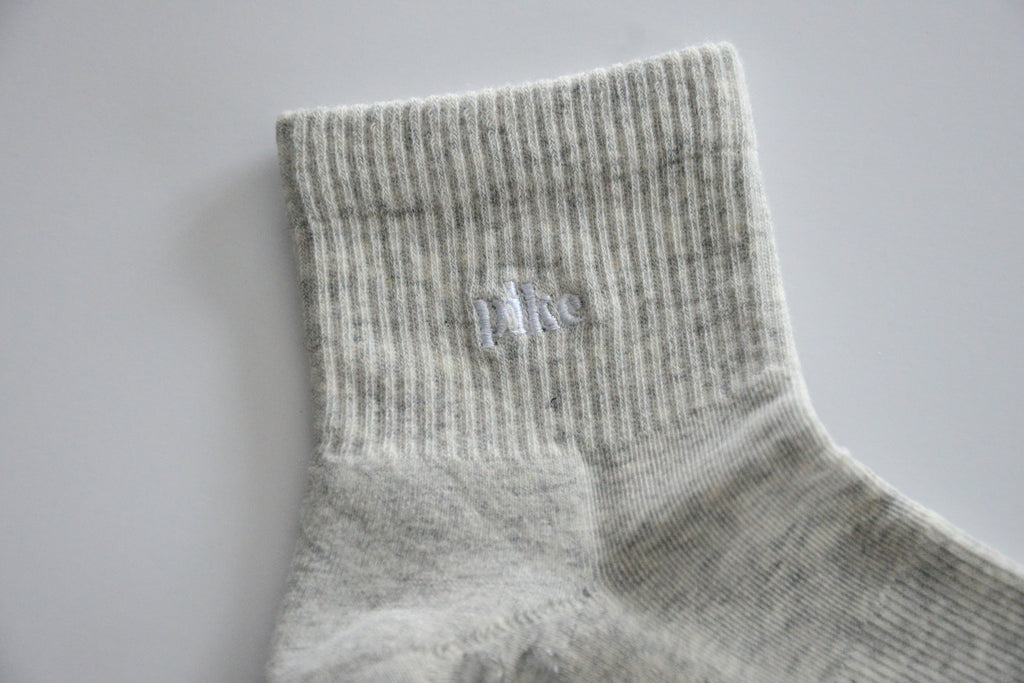 Heather Grey Grip Sock