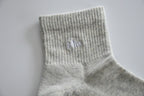 Heather Grey Grip Sock