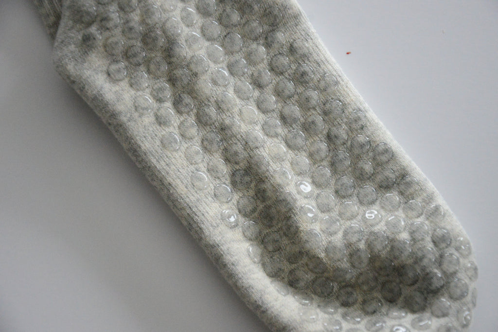 Heather Grey Grip Sock