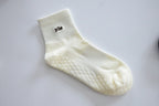 Cream Grip Sock