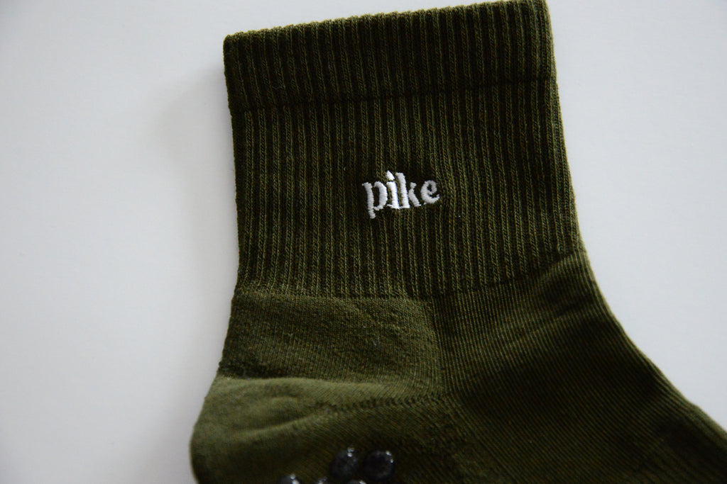 Forest Green Grip Sock