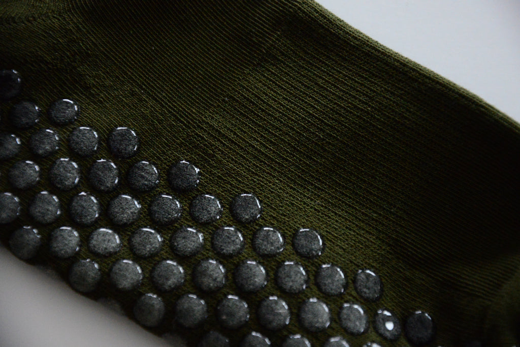 Forest Green Grip Sock